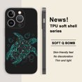 thumbnail image 1 of Exprese su estilo: Funda protectora plateada colorida de doble capa mate con ilustraciones extravagantes para iPhone 15 Pro Max 14 13 12 Pro 11, 1 of 4