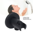 thumbnail image 4 of Soporte Para Montaje En Pared De Ducha, Soporte Para Cabezal De Ducha A Prueba De óxido, Instalación Oculta Negra, Resistente Al Agua Para, 4 of 7