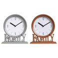 thumbnail image 1 of 2 relojes de escritorio para repisa de chimenea silenciosos, sin tictac, para hotel, hogar, decoración de loft Gris marrón, 1 of 9