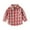Red, variant on Toddler Boys Long Sleeve Button Down Woven Shirt Kids Casual Dress Western Snap Plaid Button Down Shirts Baby Girl Fall