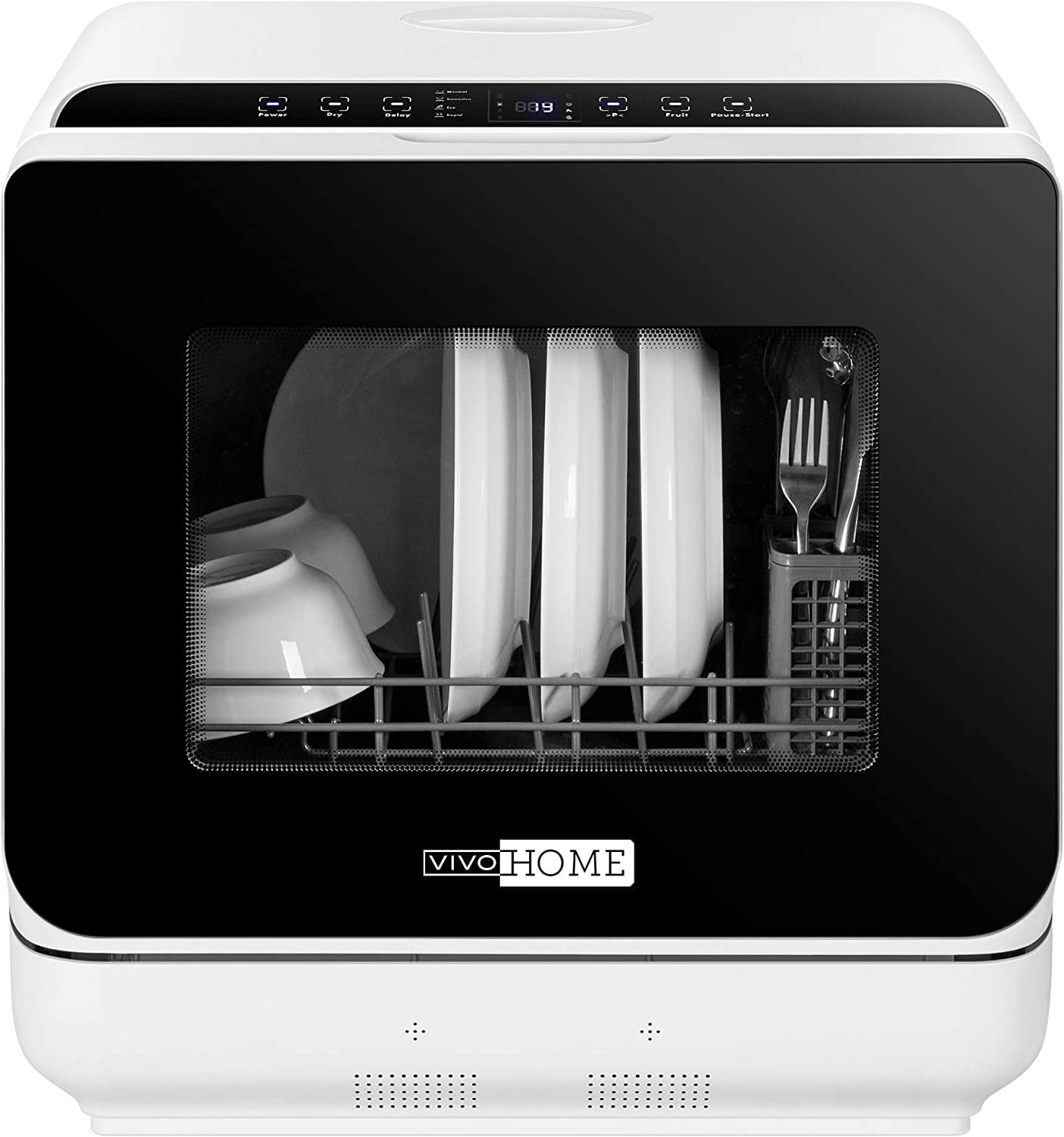 VIVOHOME 110V 840W Electric Portable Compact Countertop Small