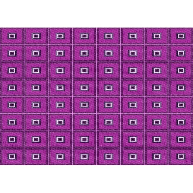 Ahgly Company Machine Washable Indoor Rectangle Transitional Magenta Pink Area Rugs, 2' x 4'