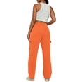 thumbnail image 5 of Womens Cargo Sweatpants Casual Baggy Fleece High Waisted Joggers Pants, 5 of 6