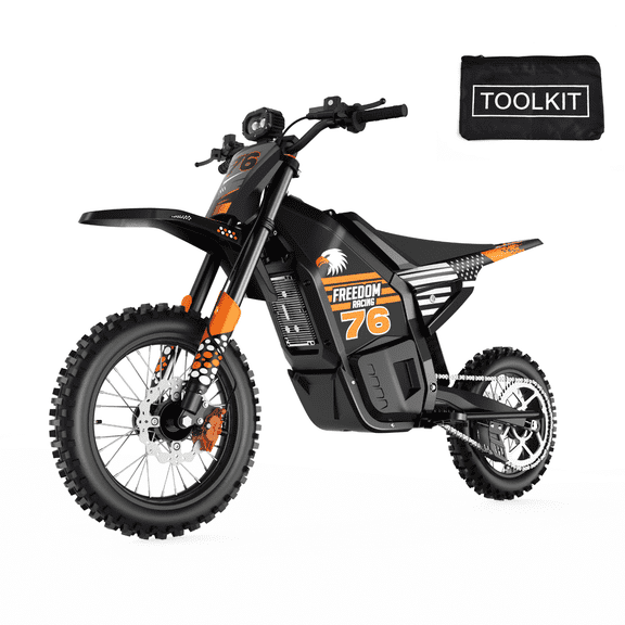 Electric Dirt Bike, 3000W Mid-Drive Motor Up to 40MPH&53 Miles, Off-Road Motorcycle with 48V 20Ah Battery, Full Hydraulic Brakes and Suspension Mountain Fat Tire Ebike for Adults & Teens