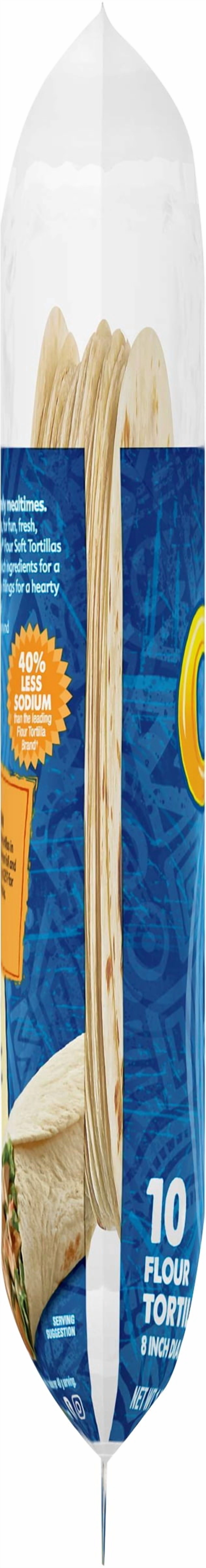 Ortega Flour Tortillas, Kosher, 10 Count, 14.3 oz
