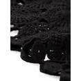 thumbnail image 5 of INSPIRE CHIC Women's Sleeveless Open Front Cardigan Vest Hollow Out Crochet Shrugs M Black, 5 of 5