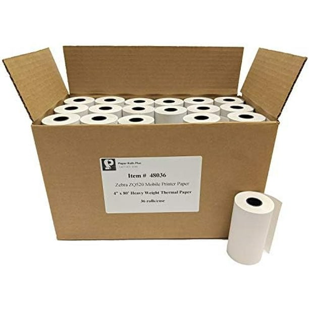 Zebra ZQ520/QL420/RW420 Mobile Printer Thermal Paper (36 Rolls) Law