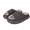 Grey, variant on Women’s Warm Plush Lined Indoor Outdoor House Slippers, Open-Toe Slip-On Memory Foam Slides, Fuzzy Cushioned Anti-Slip Sole Winter Comfort Footwear, Cozy Christmas Holiday Gift Idea for Her