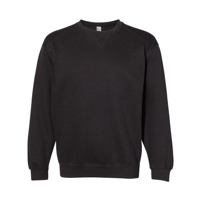 C2 Sport Chandail en Molleton Ras du Cou pour Hommes, m, Noir