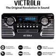 thumbnail image 4 of Tocadiscos Retro Bluetooth Victrola Haley Rojo con Centro Multimedia y Altavoces Integrados, 4 of 5