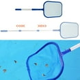 thumbnail image 4 of Deep Skimmer Net Swimming Pool Debris Leaf Skimmer Mesh Net 3 Way Cleaning & Telescopic Pole Cleaning Above Ground Inground Pool Hot Tub Spa Pond, 4 of 7