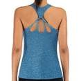 thumbnail image 3 of Tank Tops for Women Racerbacks Workout Yoga Sleeveless Activewear Camis Top, 3 of 7