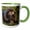 Green/White, variant on 3drose, Musk Ox, 11oz Mug