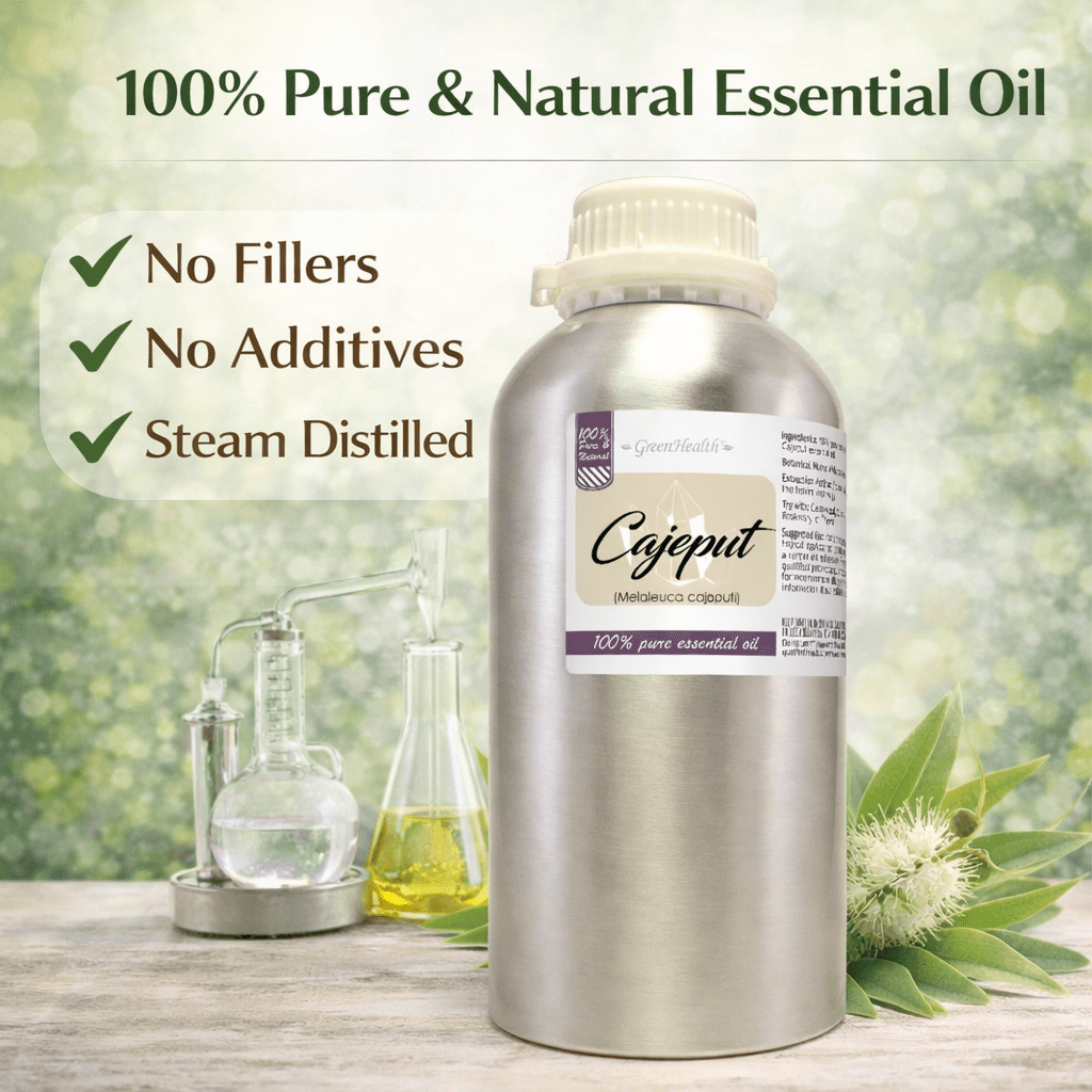 Cajeput Essential Oil - 32 fl oz - Aluminum Bottle w/ Locking Cap