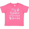 thumbnail image 3 of Inktastic Grandma Grandpa Love Me Girls Boys or Girls Baby T-Shirt, 3 of 5