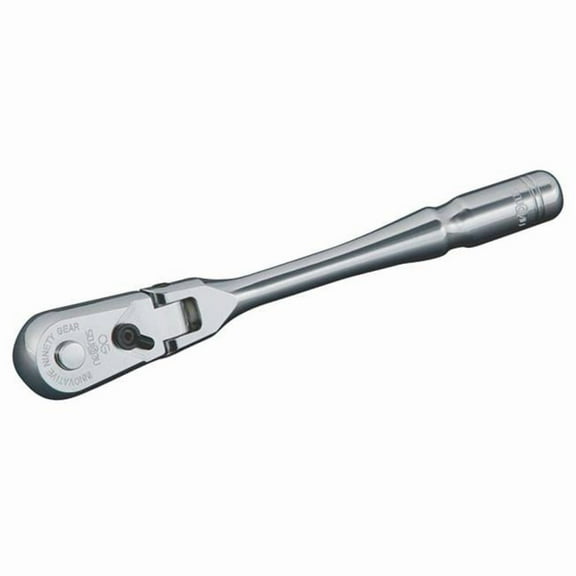 Nepro NPNBR290F 0.25 in. Square Drive & 6 in. 90-Tooth Flex-Head Ratchet Handle