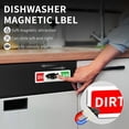 thumbnail image 5 of Black  Cat  Dishwasher Magnet Clean Dirty Sign - Sliding Red Green Kitchen Indicator - Strong Acrylic Magnetic Decor for Kitchen, RV, Apartment, 5 of 12