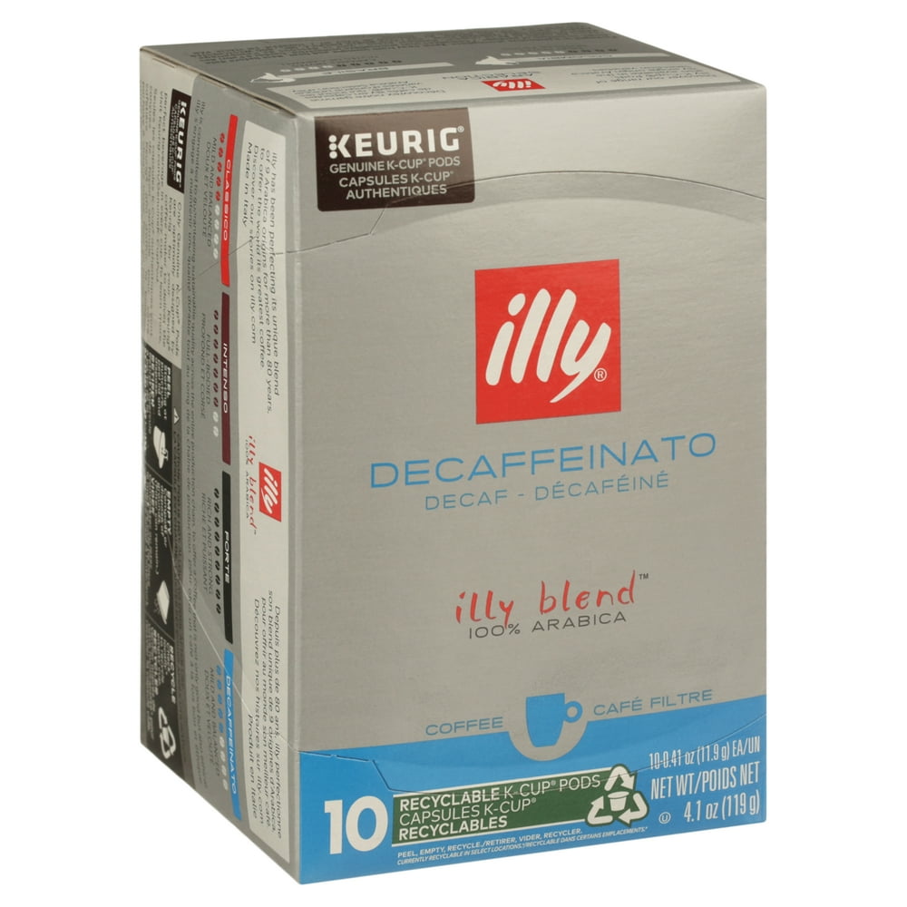 illy KCup Pods Decaffeinated Classico Medium Roast Coffee for Keurig