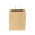thumbnail image 6 of Karat MALIBU (Large) Kraft Paper Gift Bags with Handles - Sturdy & Recyclable Brown Shopping Bags - Recycled Materials - for Retail and Groceries (12.2"x14") - FP-SB120 - 250 pcs, 6 of 7
