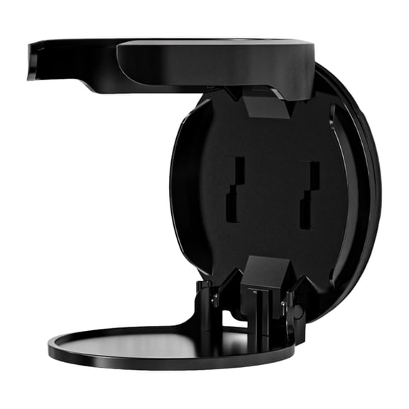 Folding Cup Holder Heavy Duty No Drilling Anti-Spill Drink Beverage Can Water Bottle Coffee Mug Hanger Rack Home Office Desk Accessories