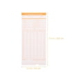 thumbnail image 2 of ELAYARD Practical Office Attendance Time Cards Paper Sheets for Accurate Employee Time Tracking, 2 of 6