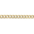 thumbnail image 2 of Avariah Diamonds 14K Yellow Gold 7.2mm Semi-Solid Curb Link Chain - 24", 2 of 8