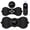 1 host, 2 massage patch, and 1 remote control, variant on EMS Intelligent Pulse Muscle Stimulator with Heating Function, 6 Modes, 19 Intensities, Rechargeable Wireless Massage Patch, 1 Individual Massage Patch