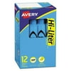 Hi-Liter Desk Style Highlighter Chisel Tip Light Blue Ink Dozen 07746