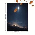 thumbnail image 3 of Nativity Camel Starry Night Canvas Wall Art 15.75x11.81 Inches, 3 of 8