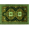 thumbnail image 1 of Ahgly Company Indoor Rectangle Persian Green Traditional Area Rugs, 2' x 4', 1 of 1