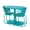 Teal + Iron, variant on Teal Iron Bistro Set for Small Patio - Oval Table & 2 Chairs, Weather Resistant Outdoor Furniture