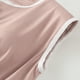thumbnail image 5 of Puntoco Camisetas sin mangas ajustadas para mujer Camiseta sin mangas de cuello redondo de color sólido de moda informal grande de verano para mujer, 5 of 5