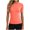 Red, variant on GHIIYER Women's Short Sleeve Sports Top Summer Workout Tops Athletic Yoga Running Shirts Size S