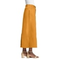 thumbnail image 3 of Jessica London Women's Plus Size True Fit Front Button Casual Denim Skirt, 3 of 4