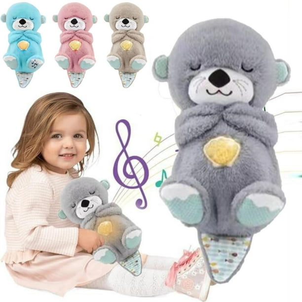 Con movimiento de respiración y música Caja de música hecha de peluche Juguete para bebés Juguete para bebés desde el nacimiento de Wuxinga