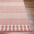 thumbnail image 5 of Mark&Day Outdoor Rugs, 3x7 St George Global Indoor/Outdoor Dark Coral/Cream Runner Area Rug, Non Shedding Pink Carpet for Patio, Porch, Deck, Bedroom, Living Room or Kitchen (2'7" x 7'3" Runner), 5 of 5