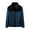 Blue, variant on YOIAVAIOY Mens Fleece Lined Jacket Color Block Long Sleeve Jackets Fall Winter Lightweight Athletic Jacket with Pocket Blue M