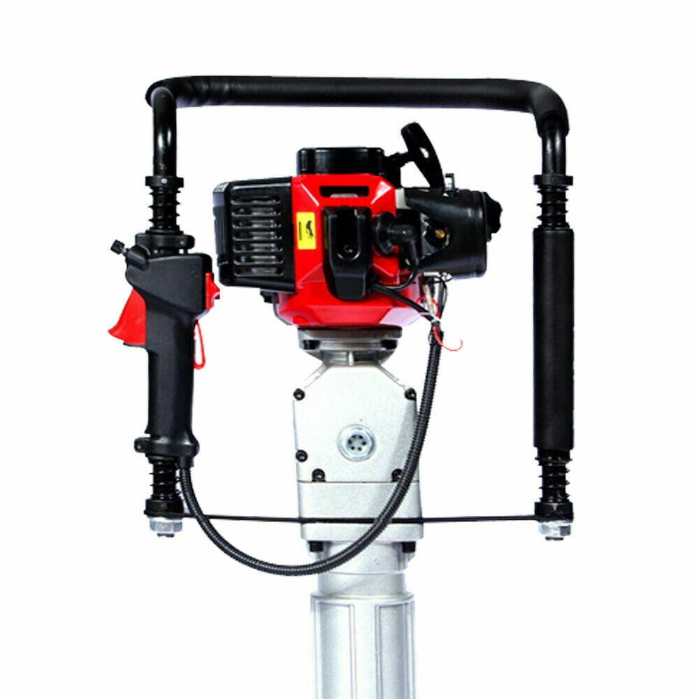 TBVECHI 52CC Gas Powered Post Hole Digger with 4/6/8 Earth Auger Drill Bits and 12 Extention Bar 2.3HP 2 Stroke 