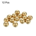 thumbnail image 3 of Uxcell 12 pack Precision Solid Brass Bearing Balls 12mm Industrial Brass Ball Spheres, 3 of 4