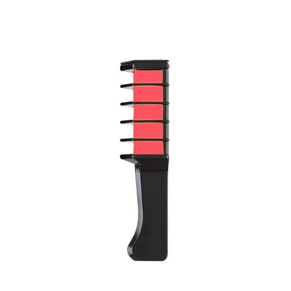 kurtrusly One-time Hair Chalk Comb Professional Temporary Instant Hair Comb Hair Color Highlights Streaks Hair Coloring Dye Comb