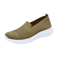 thumbnail image 2 of Women's Barefoot Shoes Runing Casual Fashion Walking Sports Slip On Sneakers Yoga Zero Drop Sole Lightweight Breathable Minimalist House Shoes Summer Beach Brown 38, 2 of 6