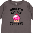 thumbnail image 4 of Inktastic Uncles Little Cupcake Girls Long Sleeve Toddler T-Shirt, 4 of 5