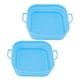 thumbnail image 4 of Revestimiento de Silicona para Freidora 2 Piezas Cesta de Freidora Cesta de Cocina de Aire Reutilizable Revestimiento de Freidora Rectangular Accesorios de Horno Resistentes Al ANGGREK Otros, 4 of 8
