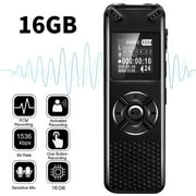 16GB Digital Voice Recorder, TSV Voice Activated Recorder Small Tape Recorders for Lectures, Meetings, Interviews