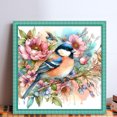 thumbnail image 2 of Kit Punto Cruz Con Pájaro Hilo Algodón Ecológico Bordado 11CT 40x40cm, 2 of 9