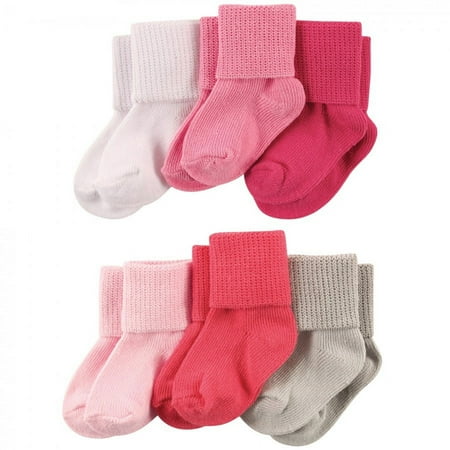 UPC: 0660168261653 | Luvable Friends Baby Girl Newborn and Baby Socks Set Coral Pink 0-6 Months