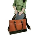 thumbnail image 3 of GoodHides 17 Inch Leather Laptop Bag for Women, 3 of 7