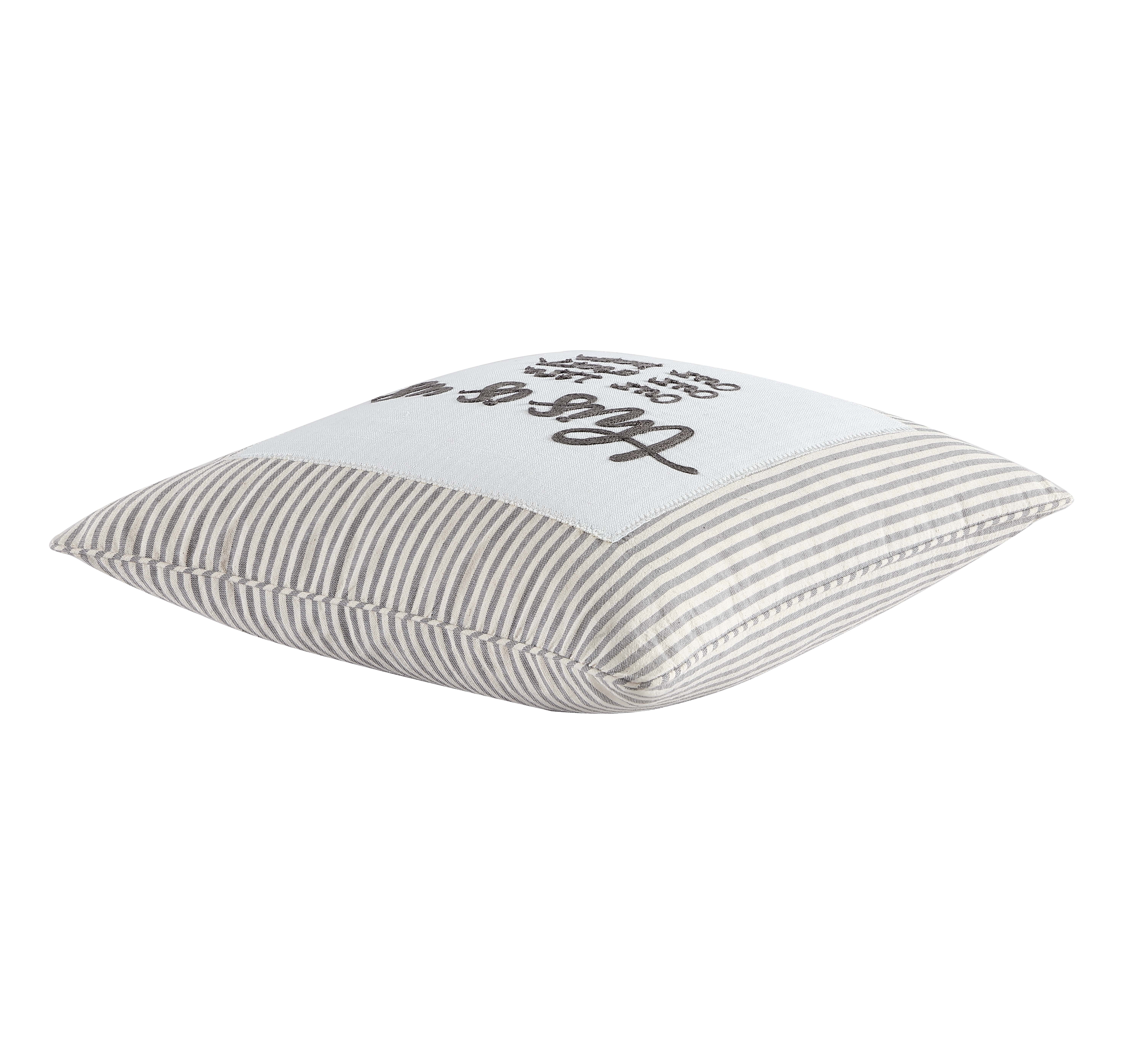Mainstays, This is Us Decorative Pillow, Oblong, Grey, 18''x18'', 1 Pack