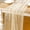 Beige, variant on 9.84ft x 27.5in Foil Glitter Chiffon Table Runner, Sheer Sparkle Gauze Table Decoration for Wedding Reception, Bridal Shower, Graduation, Birthday Party, Christmas Banquet Decor, Beige