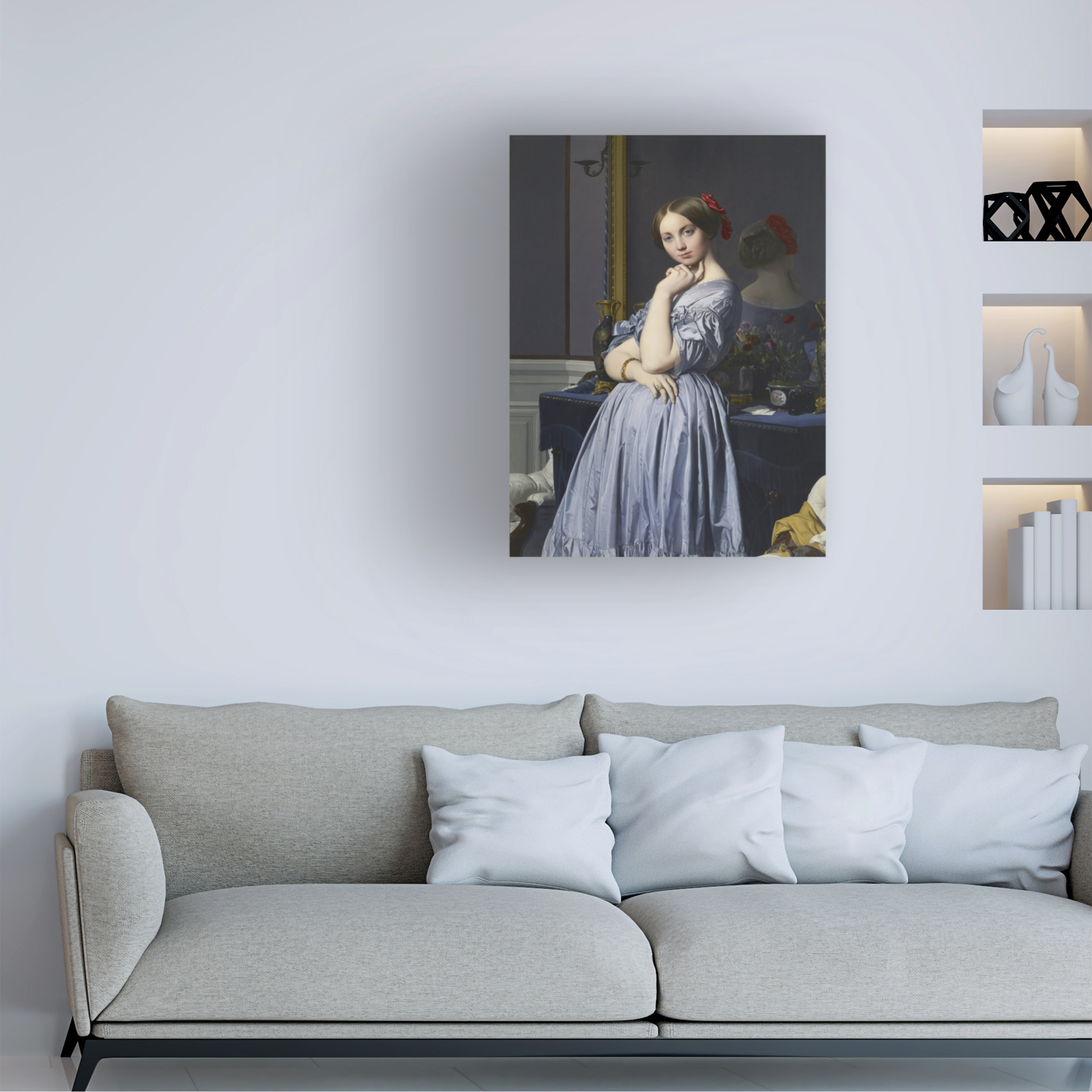 Ingres 'Comtesse De Haussonville' Canvas Art
